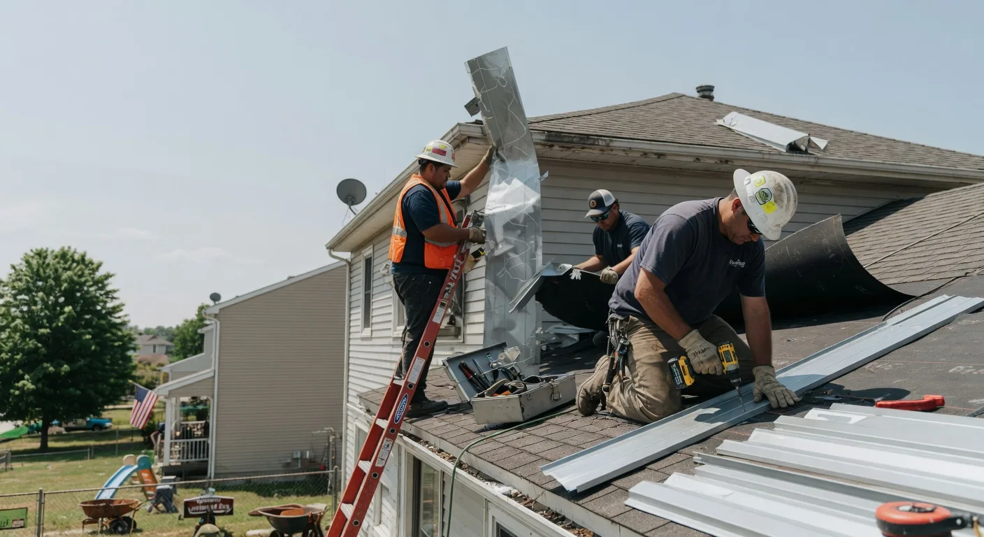Metal Roof Repair in Nineveh, PA